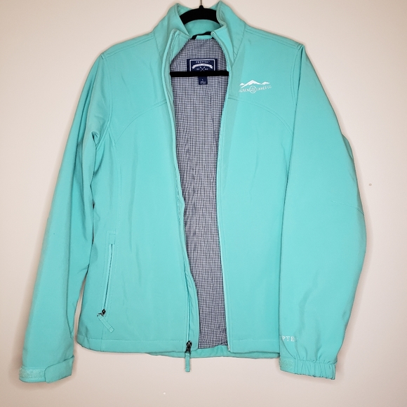 Lauren James Preptec Jacket Aqua Large - Picture 1 of 5